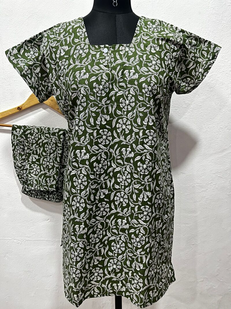 COTTON NIGHT DRESS
