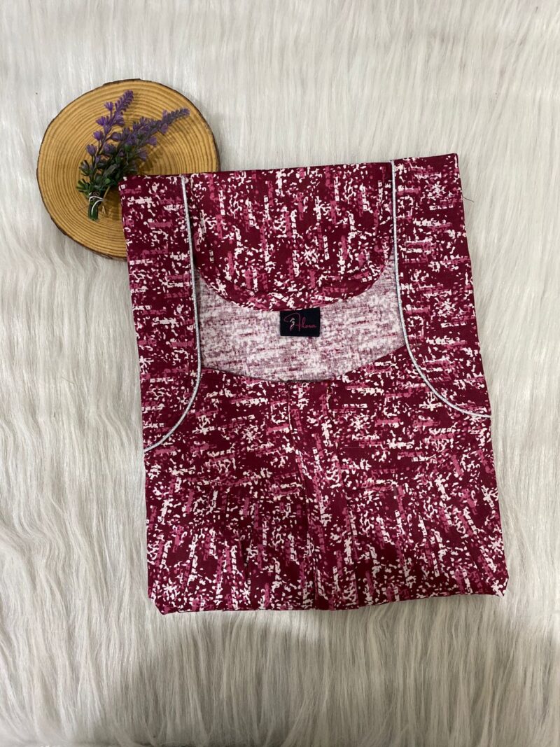 FRONT PLEATED ZIP NIGHTY