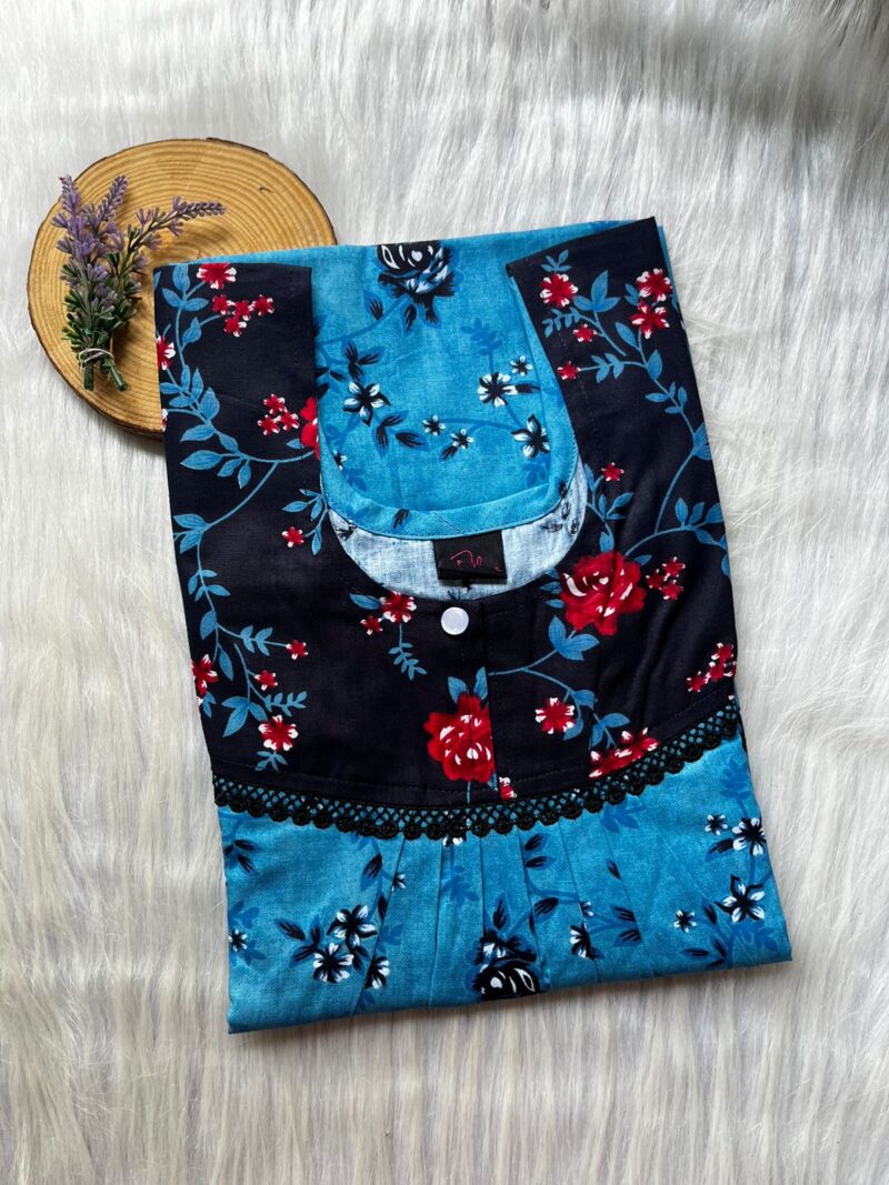 FRONT PLEATED LACE NIGHTY