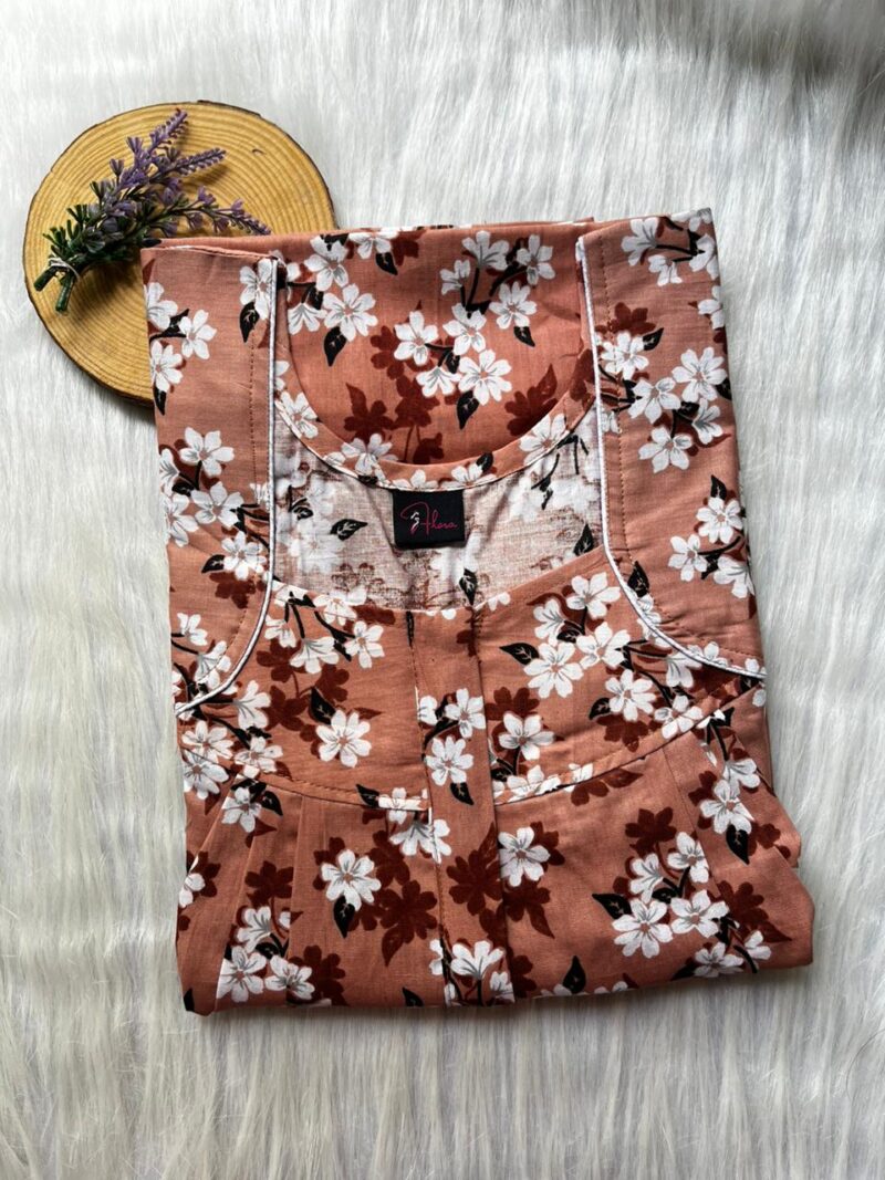 FRONT PLEATED ZIP NIGHTY