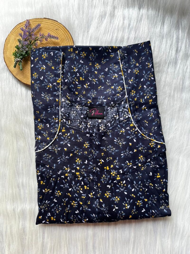 FRONT PLEATED ZIP NIGHTY