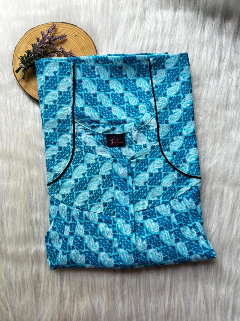 FRONT PLEATED ZIP NIGHTY