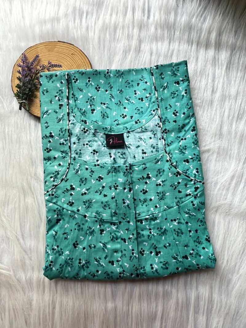 FRONT PLEATED ZIP NIGHTY