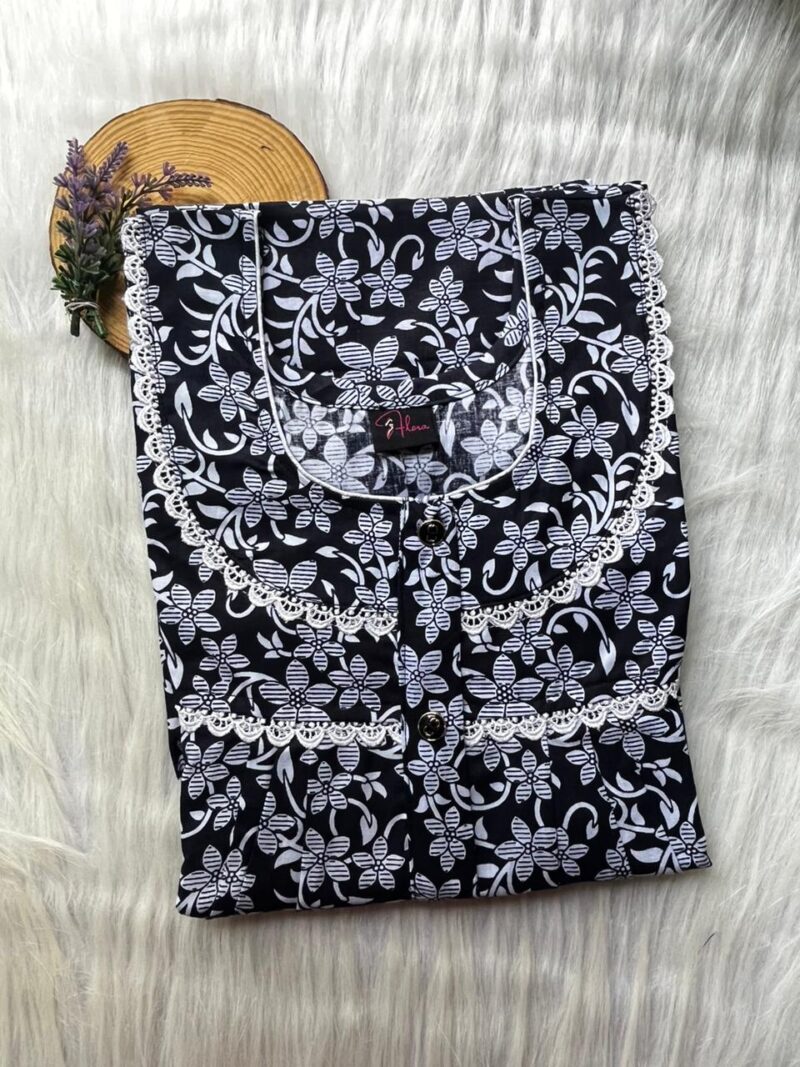 DOUBLE LACE  ZIP NIGHTY