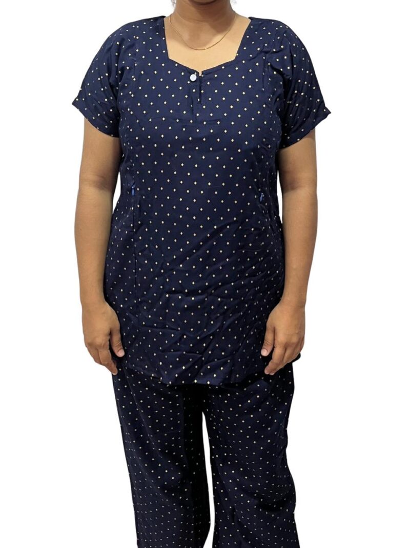 FEEDING NIGHT DRESS WITH PALAZZO PANT