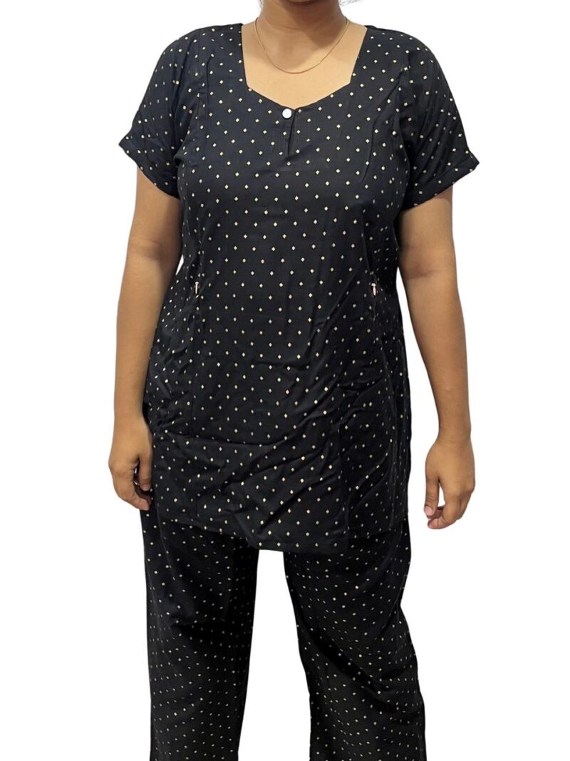 FEEDING NIGHT DRESS WITH PALAZZO PANT