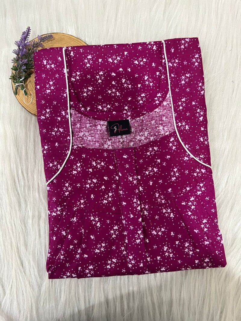 FRONT PLEATED ZIP NIGHTY