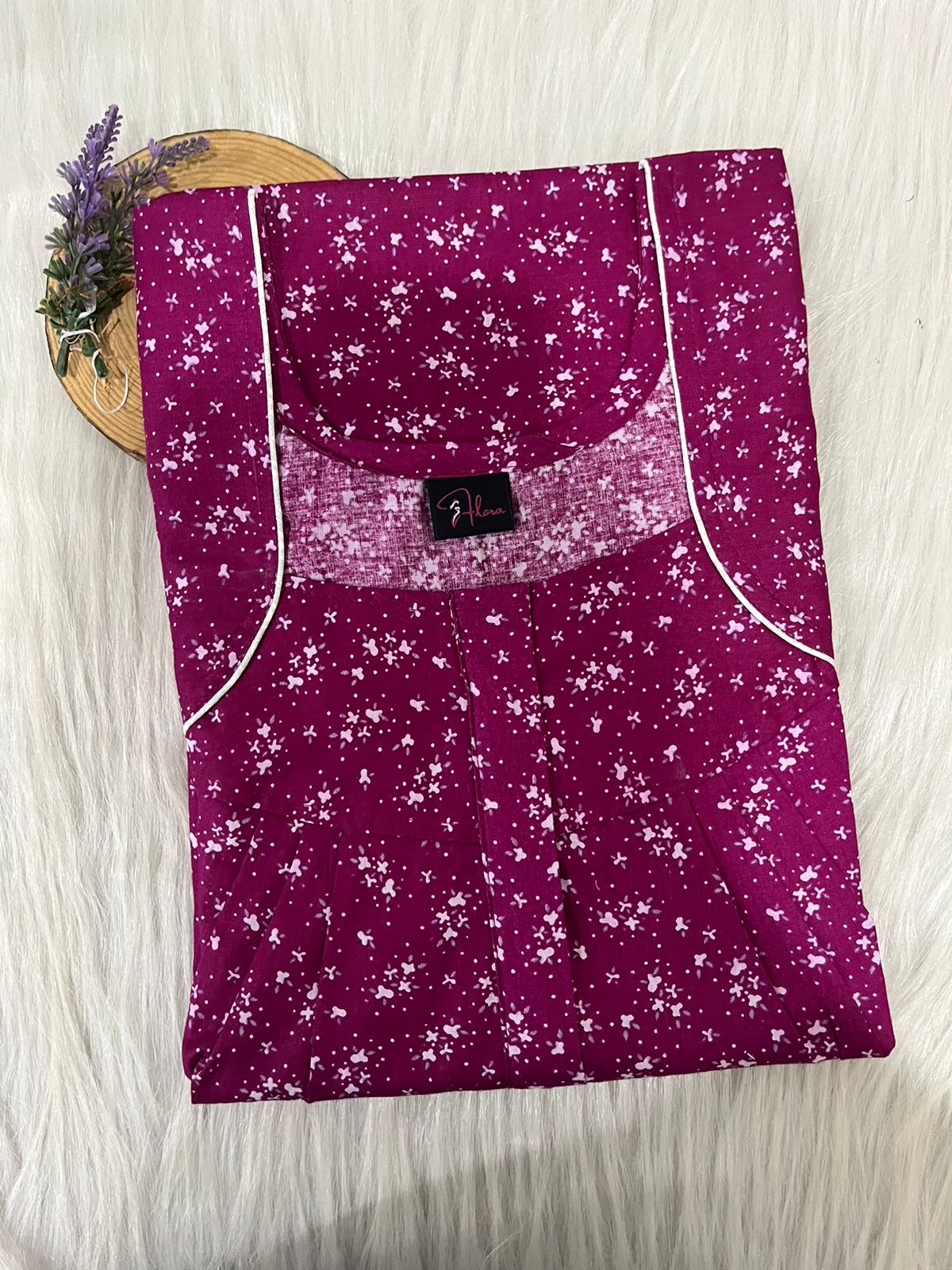 FRONT PLEATED ZIP NIGHTY