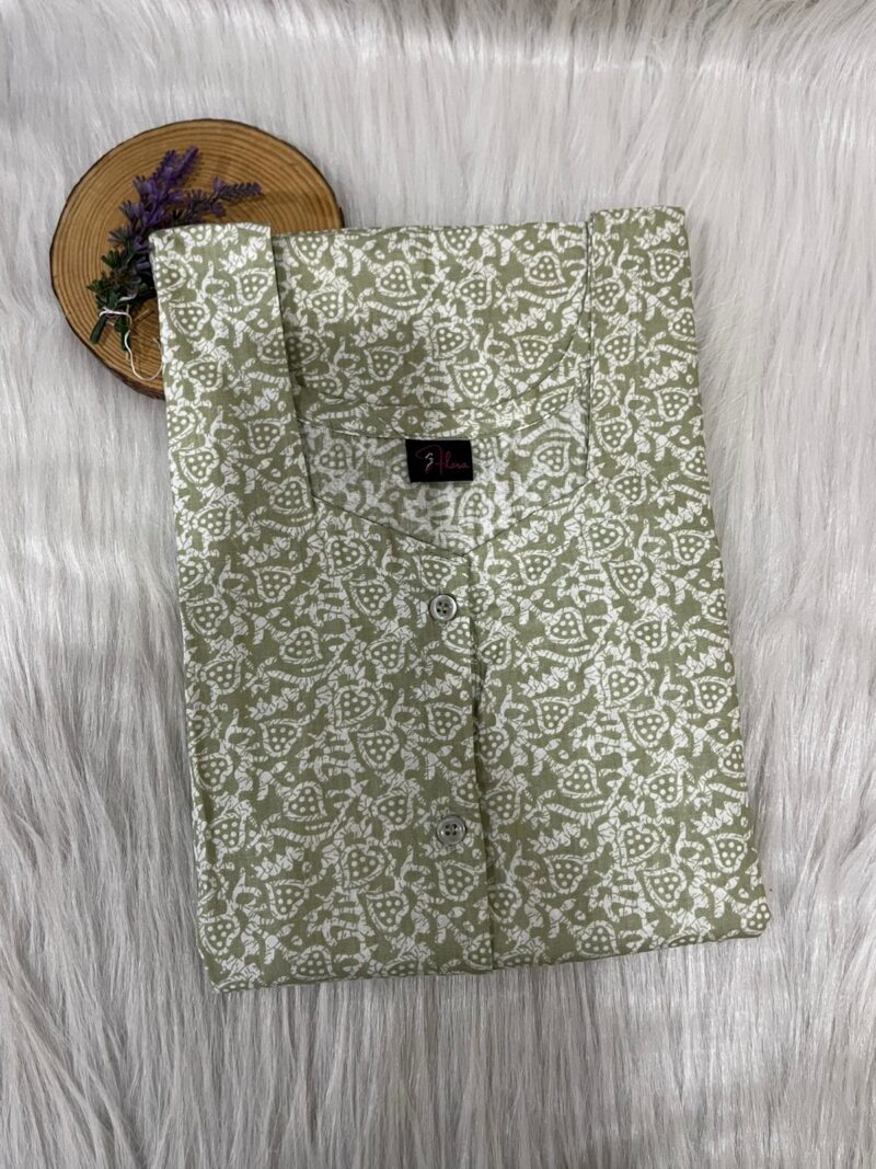 Full Open Button Nighty