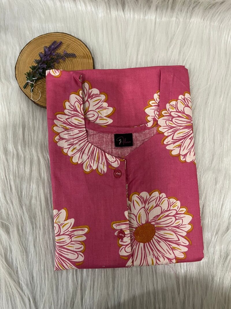 Full Open Button Nighty