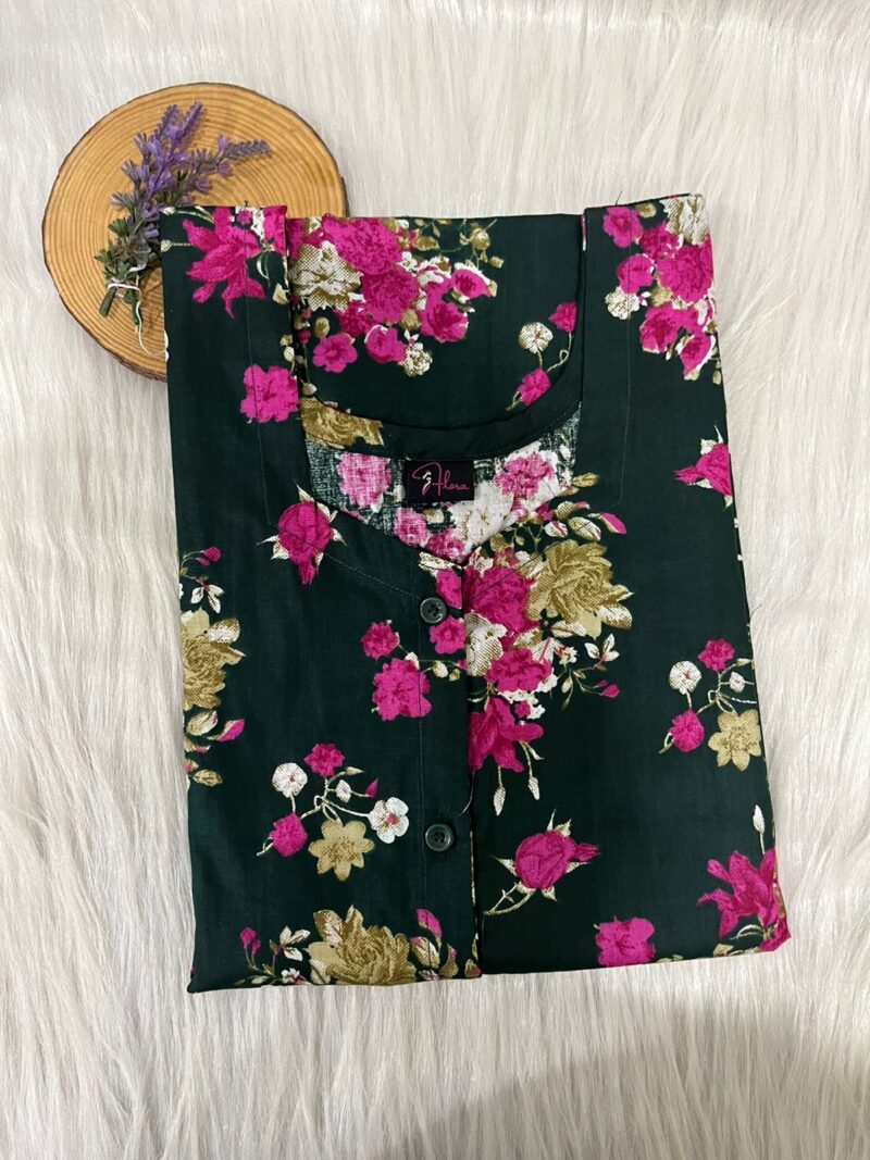 Full Open Button Nighty