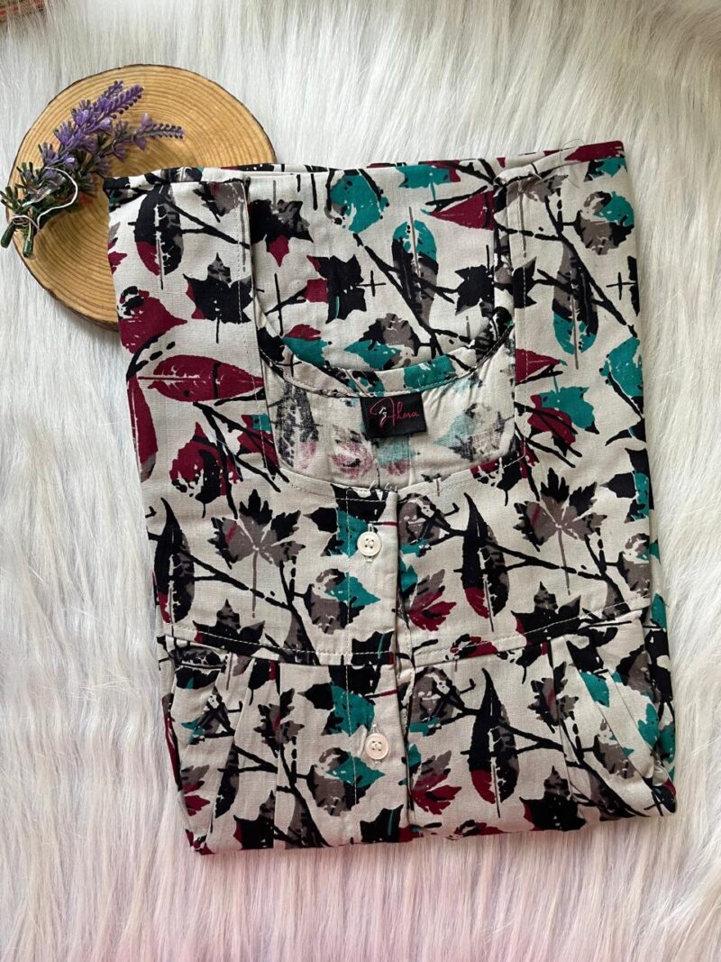 Full Open Button Nighty