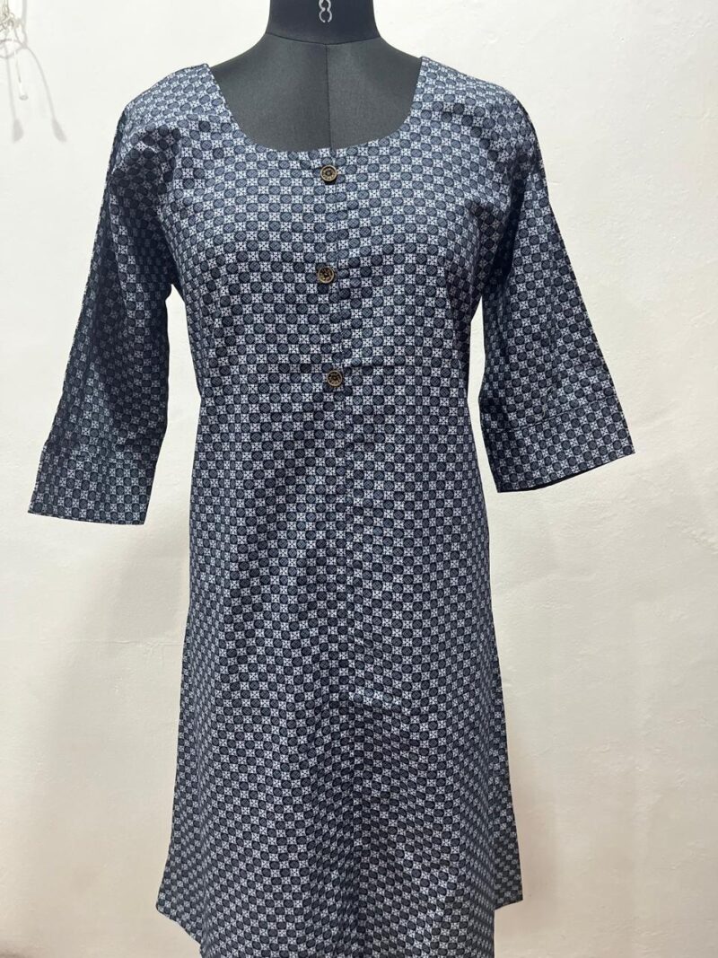 Pure Cotton Flared Kurti