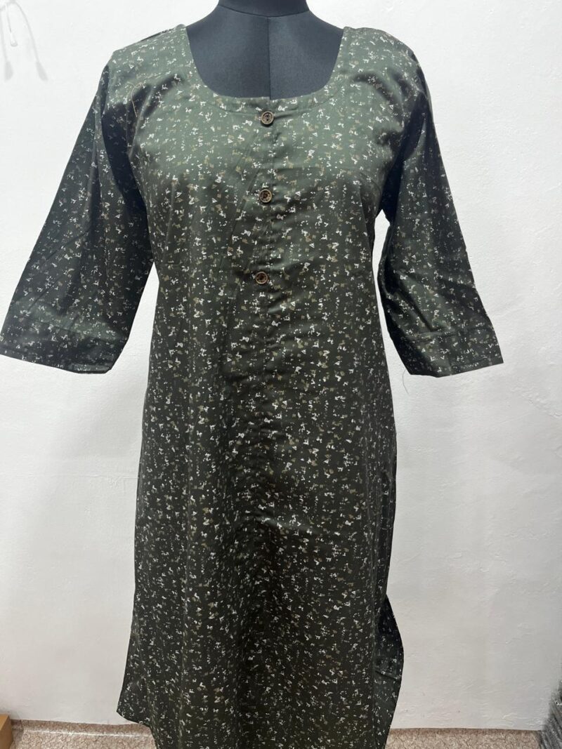 Pure Cotton Flared Kurti