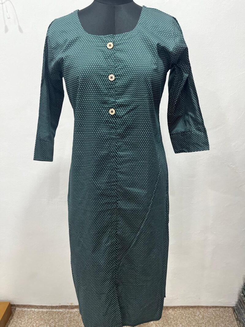 Pure Cotton Straight Kurti