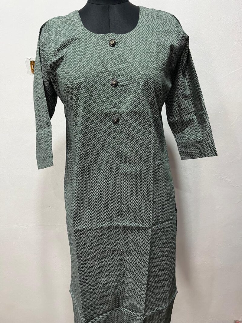 Pure Cotton Straight Kurti