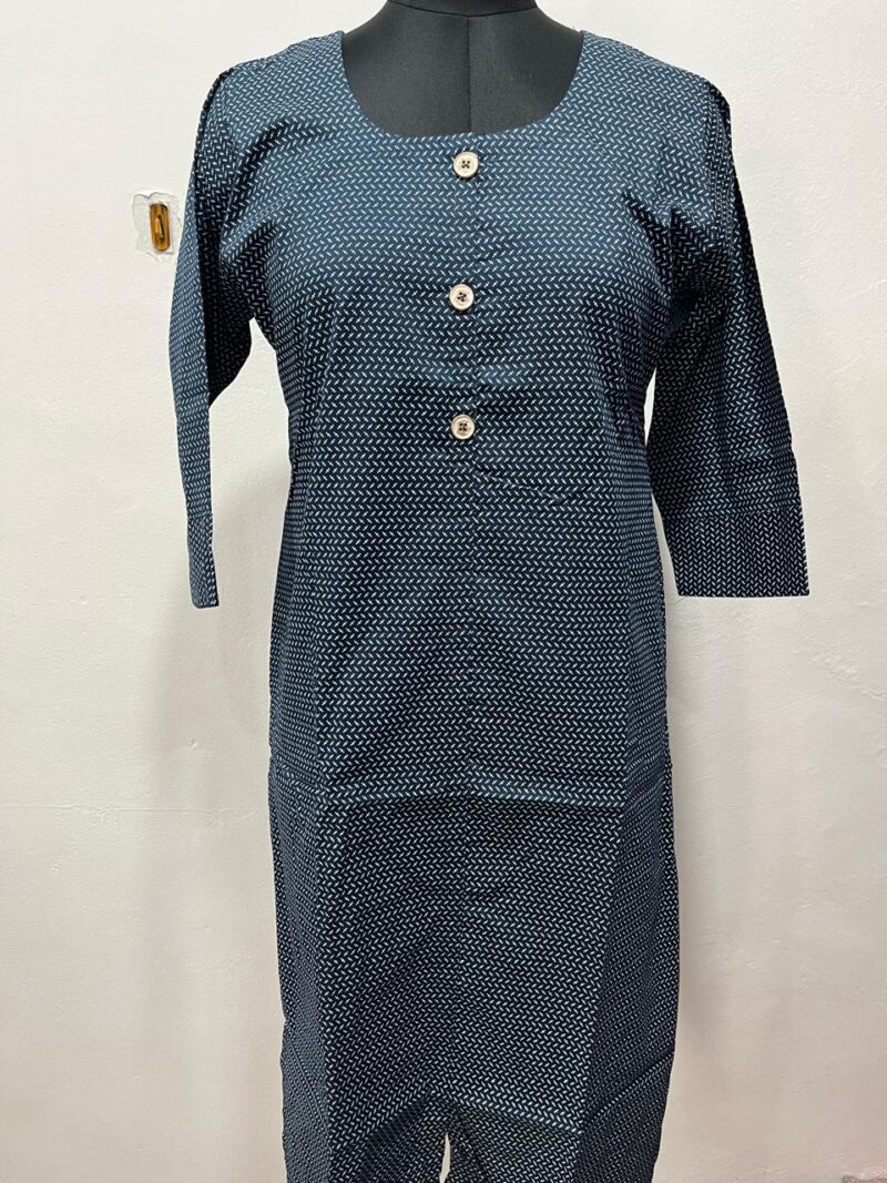 Pure Cotton Straight Kurti