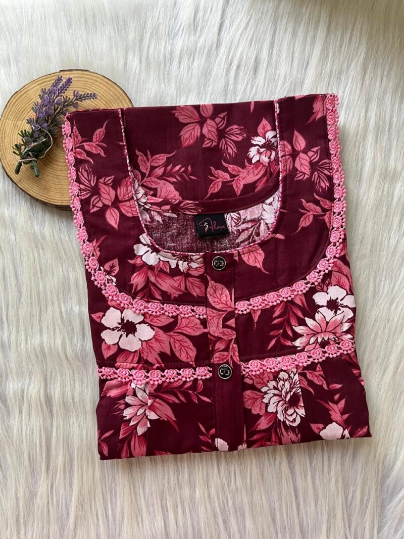 DOUBLE LACE  ZIP NIGHTY