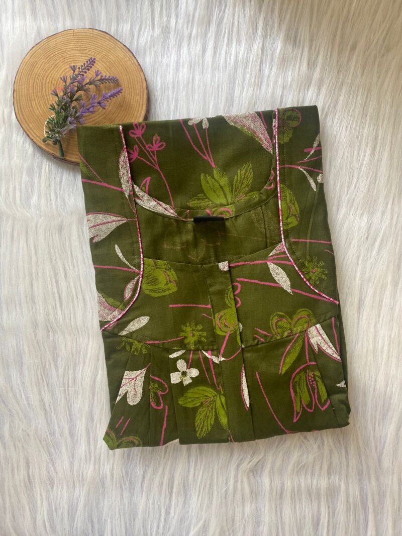 FRONT PLEATED ZIP NIGHTY