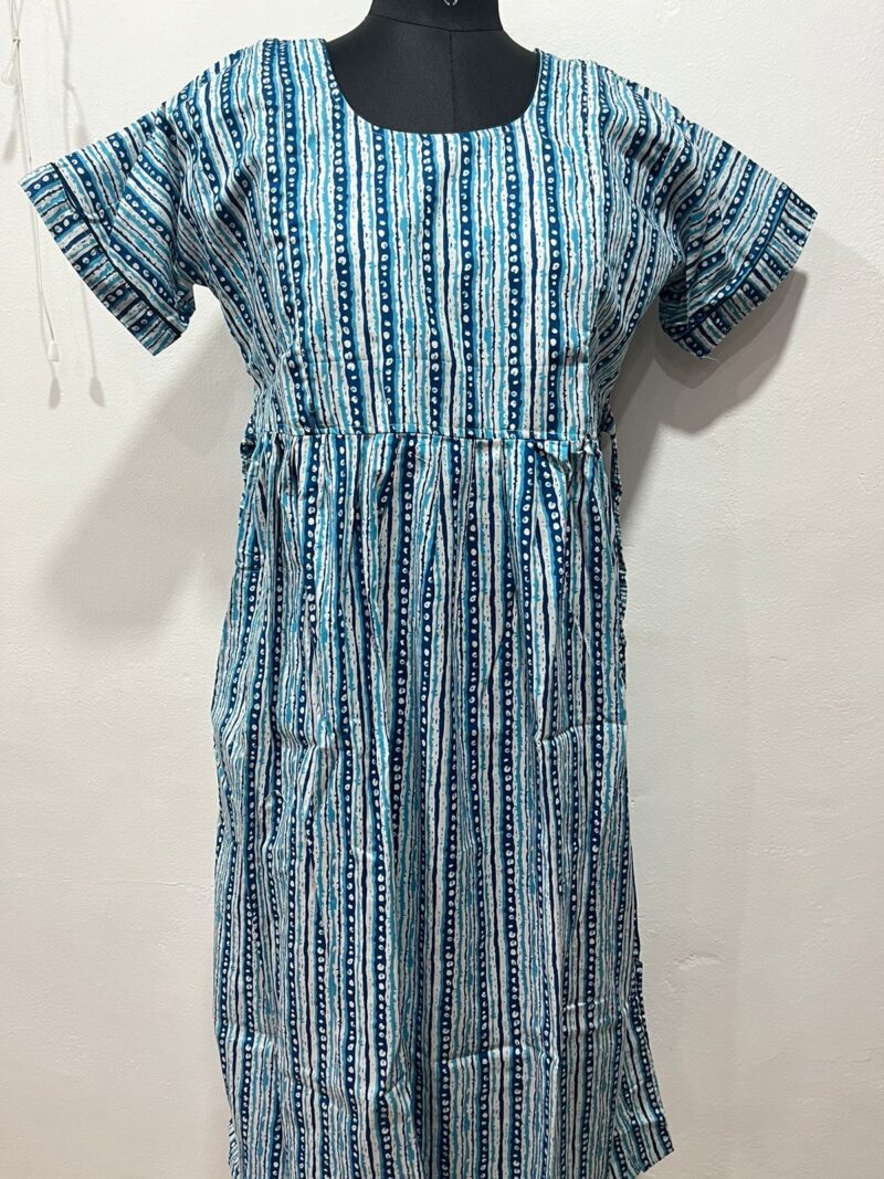 FEEDING FROCK WITH SIDE POCKET