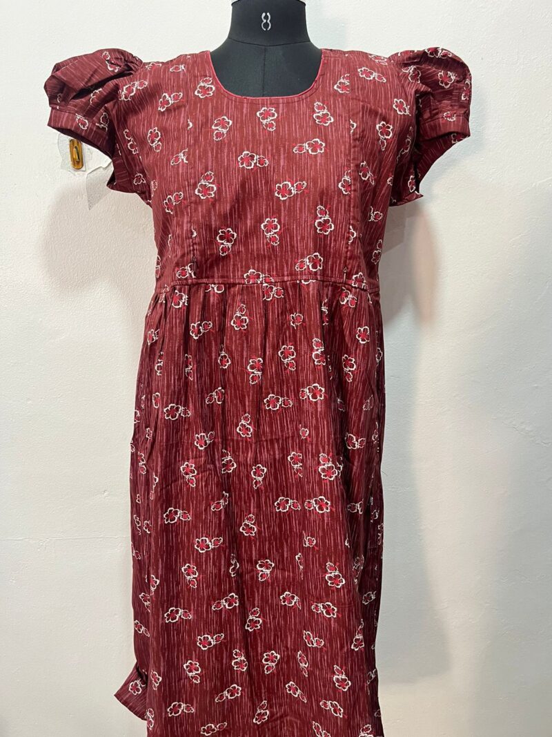 FEEDING FROCK WITH SIDE POCKET