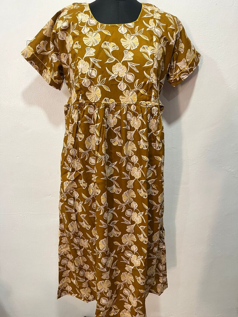 FEEDING FROCK WITH SIDE POCKET