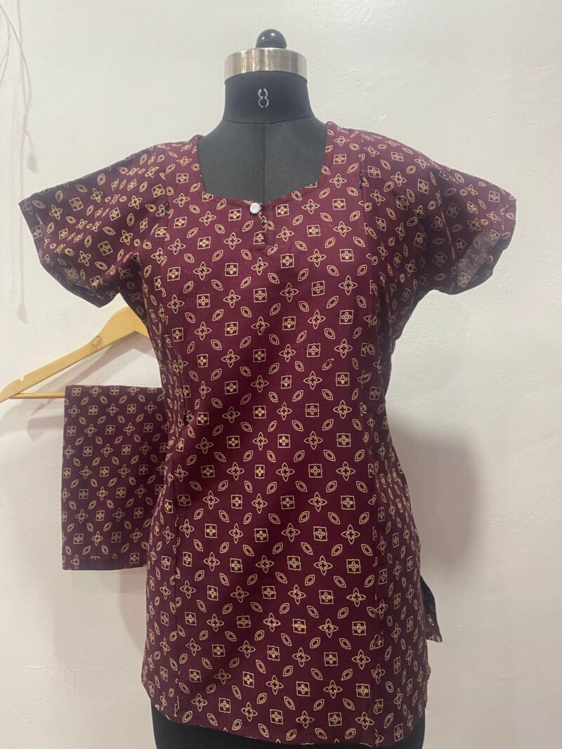 FEEDING NIGHT DRESS WITH PALAZZO PANT