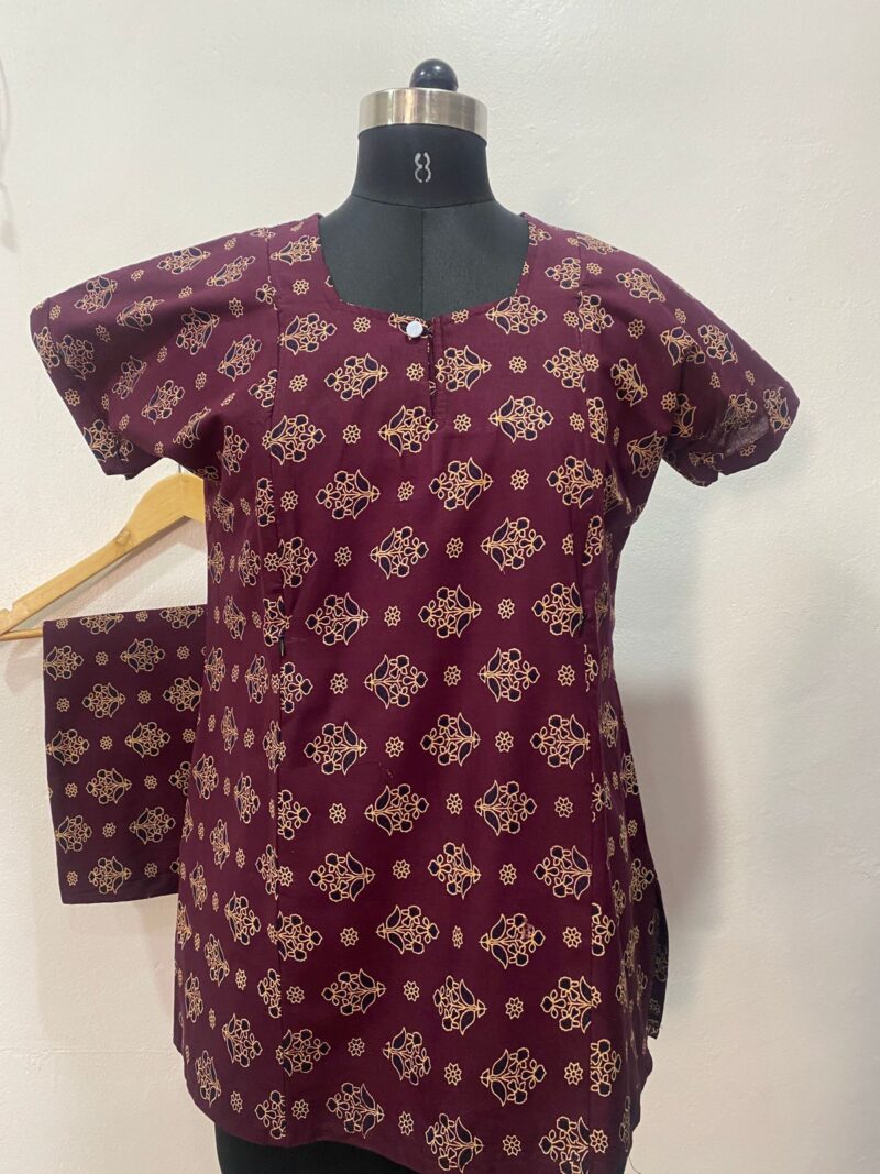 FEEDING NIGHT DRESS WITH PALAZZO PANT