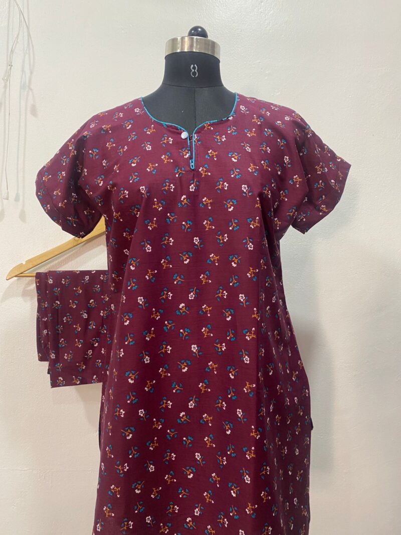 COTTON NIGHT DRESS