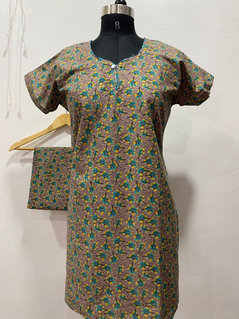 COTTON NIGHT DRESS