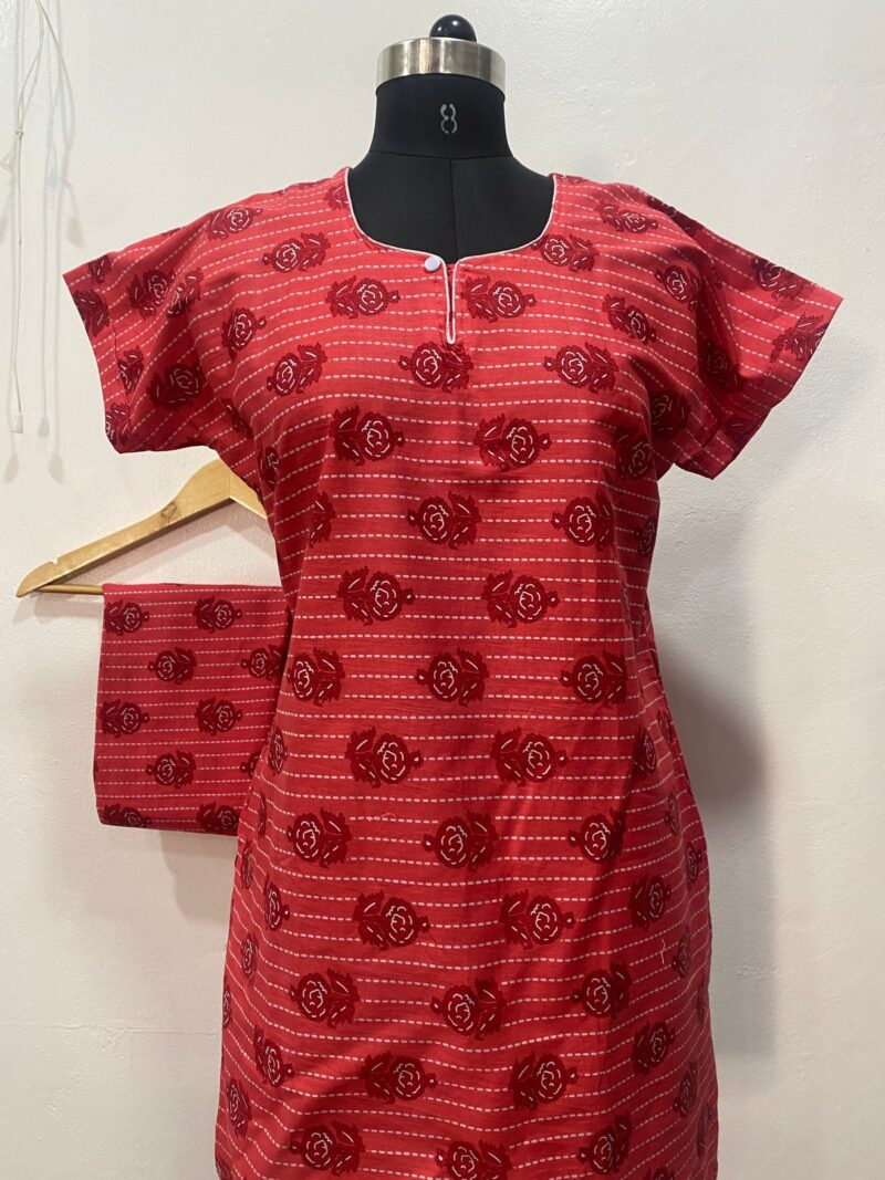 COTTON NIGHT DRESS