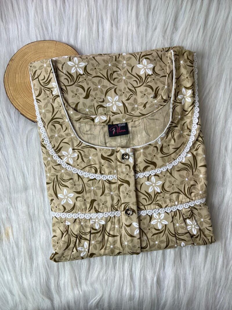 PLUS SIZE DOUBLE LACE NIGHTY