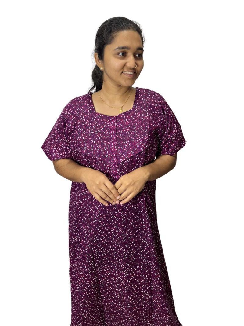 Horizontal Zip Feeding Nighty