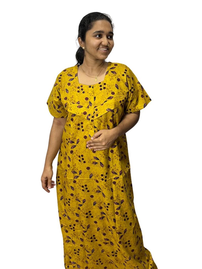 Horizontal Zip Feeding Nighty