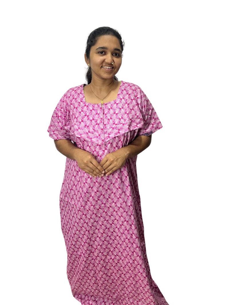 Horizontal Zip Feeding Nighty