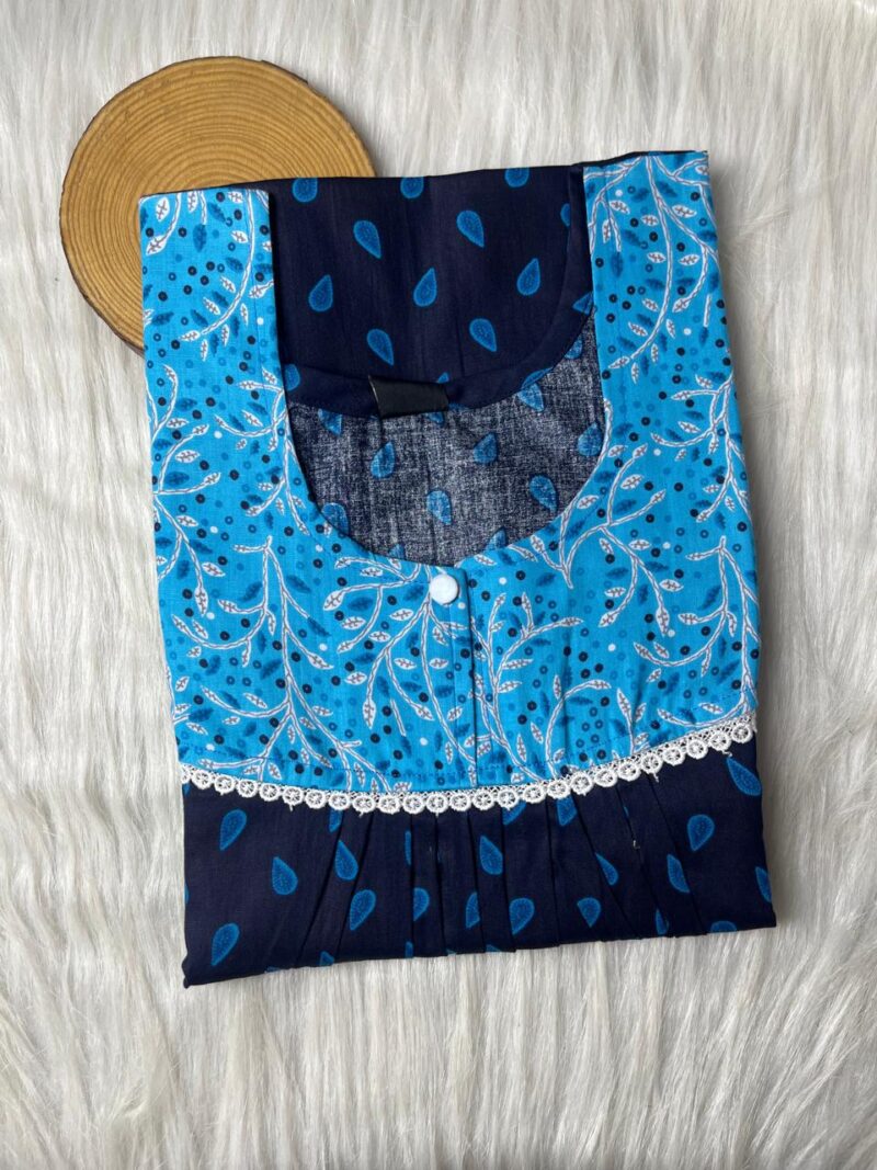 FRONT PLEATED LACE NIGHTY