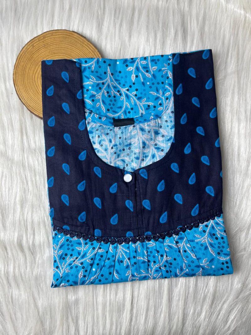 FRONT PLEATED LACE NIGHTY