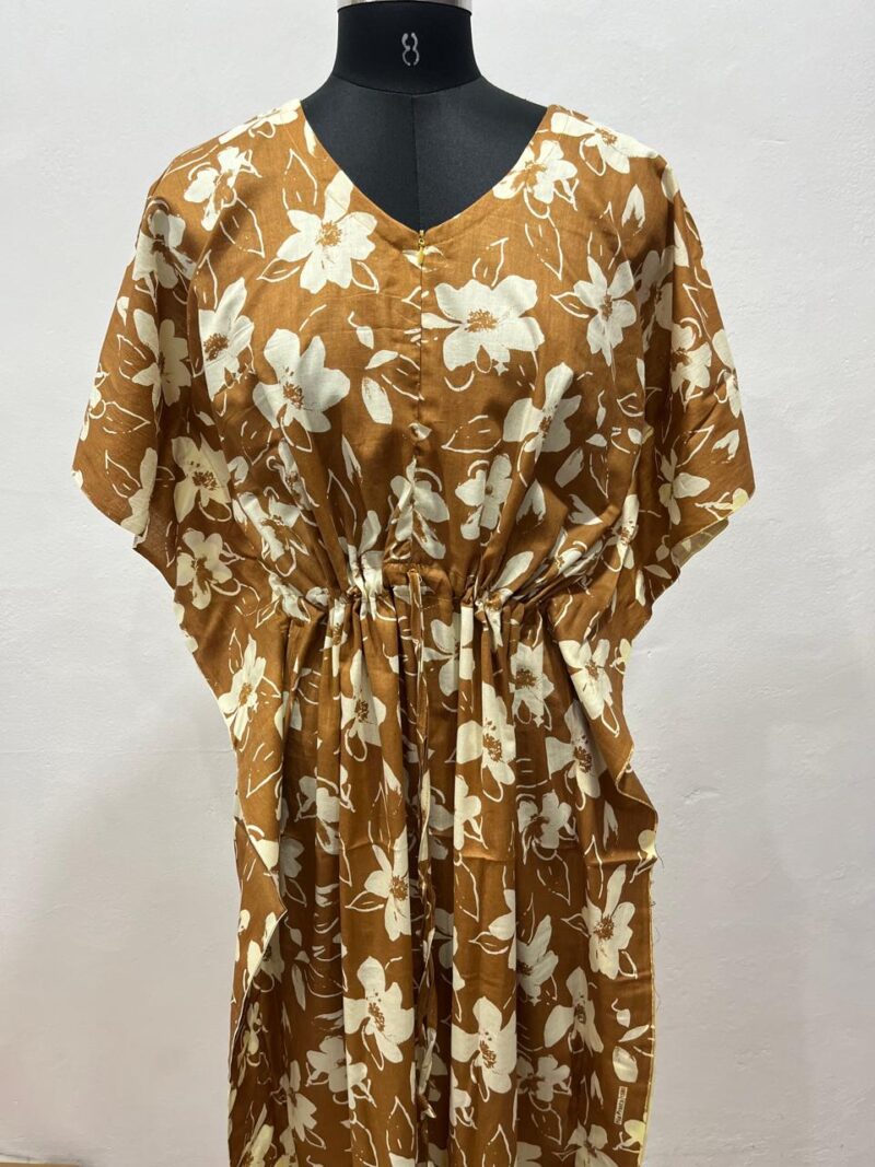 FEEDING KAFTAN WITH CENTER INVISIBLE ZIP NIGHTY