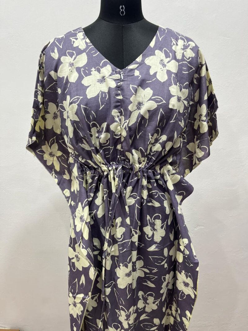 FEEDING KAFTAN WITH CENTER INVISIBLE ZIP NIGHTY