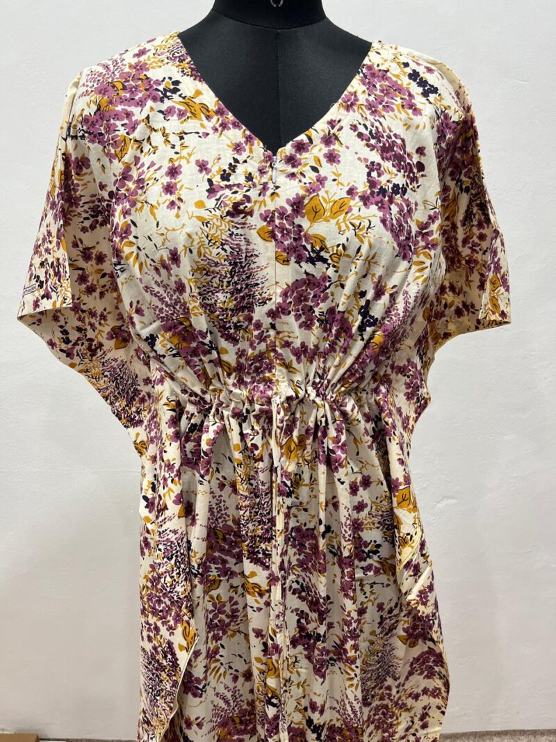 FEEDING KAFTAN WITH CENTER INVISIBLE ZIP NIGHTY