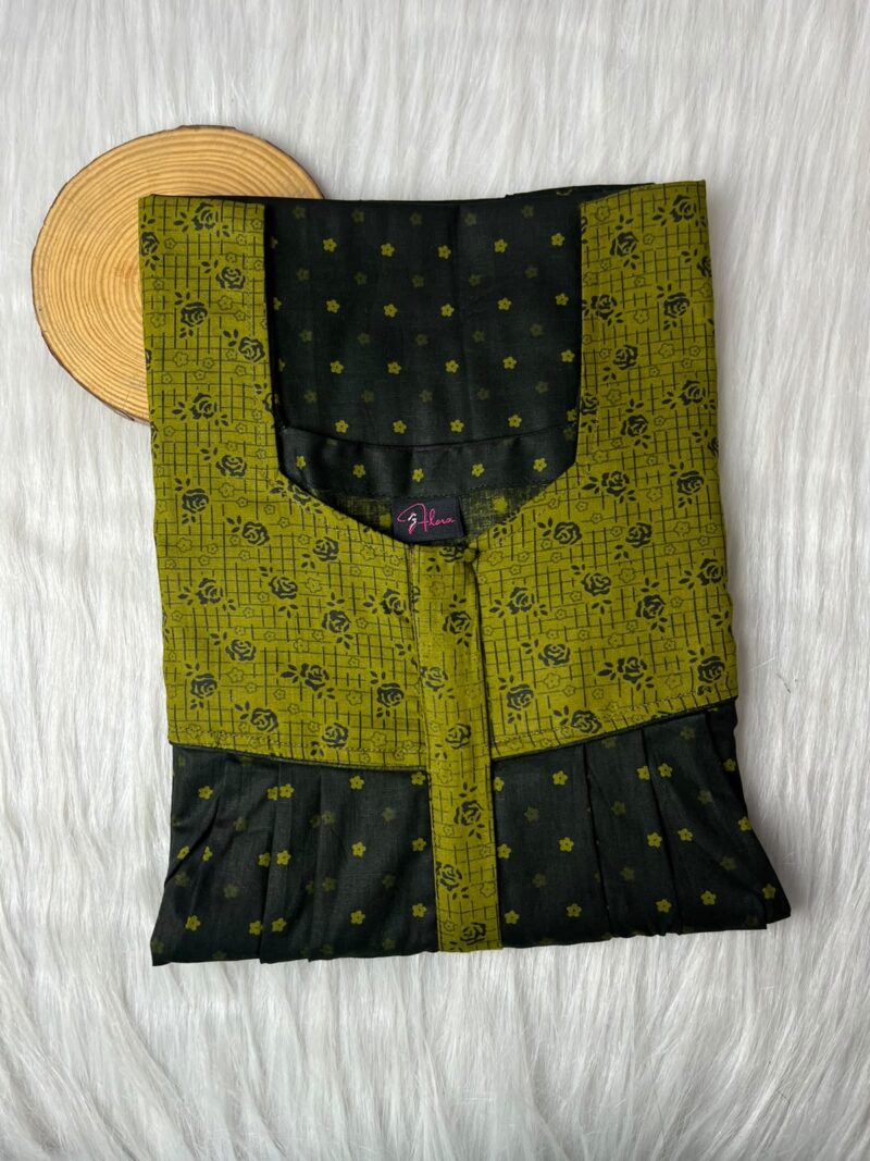 Mix N Match Square Neck Pleated Nighty