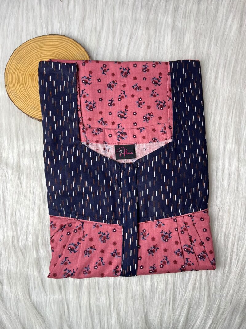 Mix N Match Square Neck Pleated Nighty