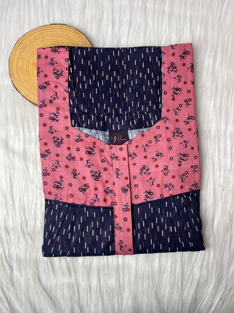 Mix N Match Square Neck Pleated Nighty