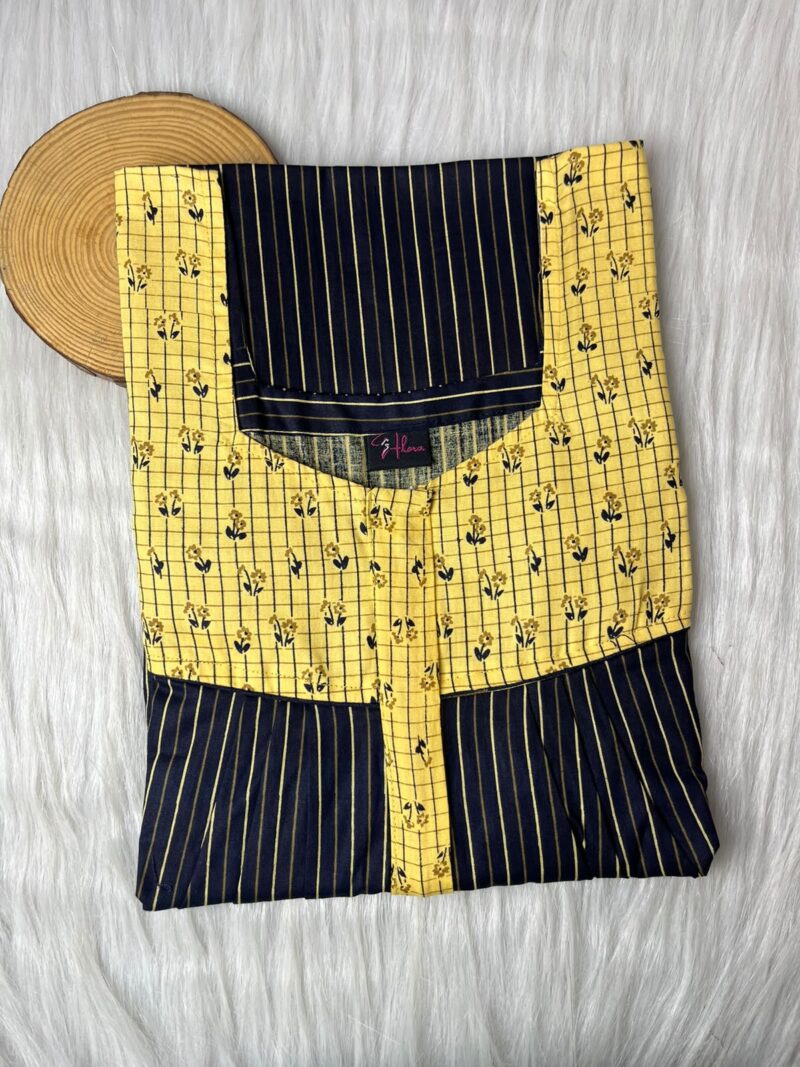 Mix N Match Square Neck Pleated Nighty