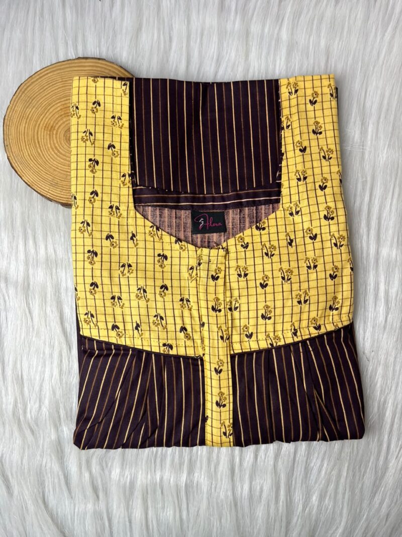 Mix N Match Square Neck Pleated Nighty