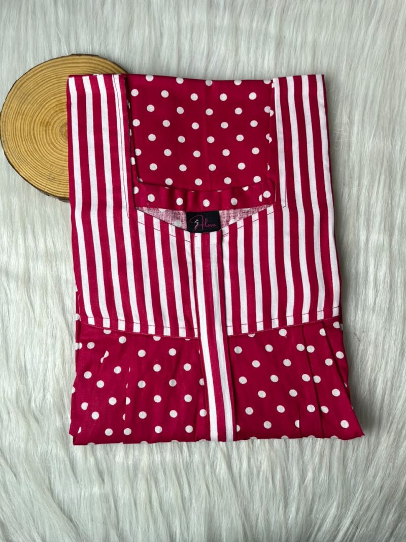Mix N Match Square Neck Pleated Nighty