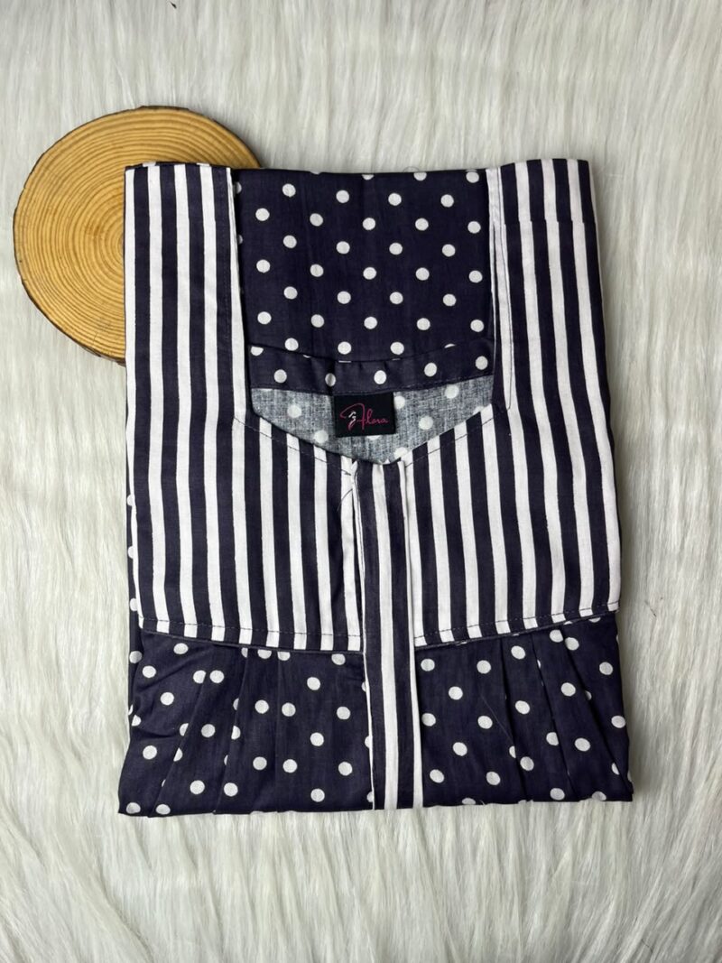 Mix N Match Square Neck Pleated Nighty