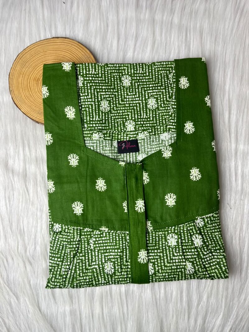 Mix N Match Square Neck Pleated Nighty
