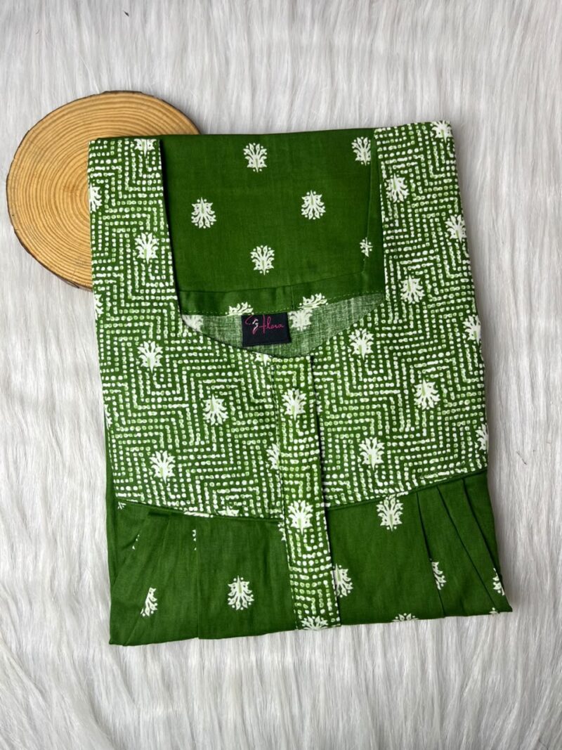 Mix N Match Square Neck Pleated Nighty