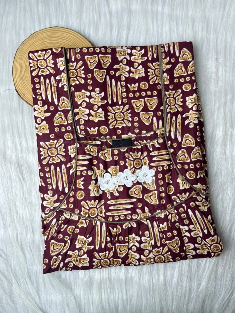 FRONT & BACK PLEATED NIGHTY